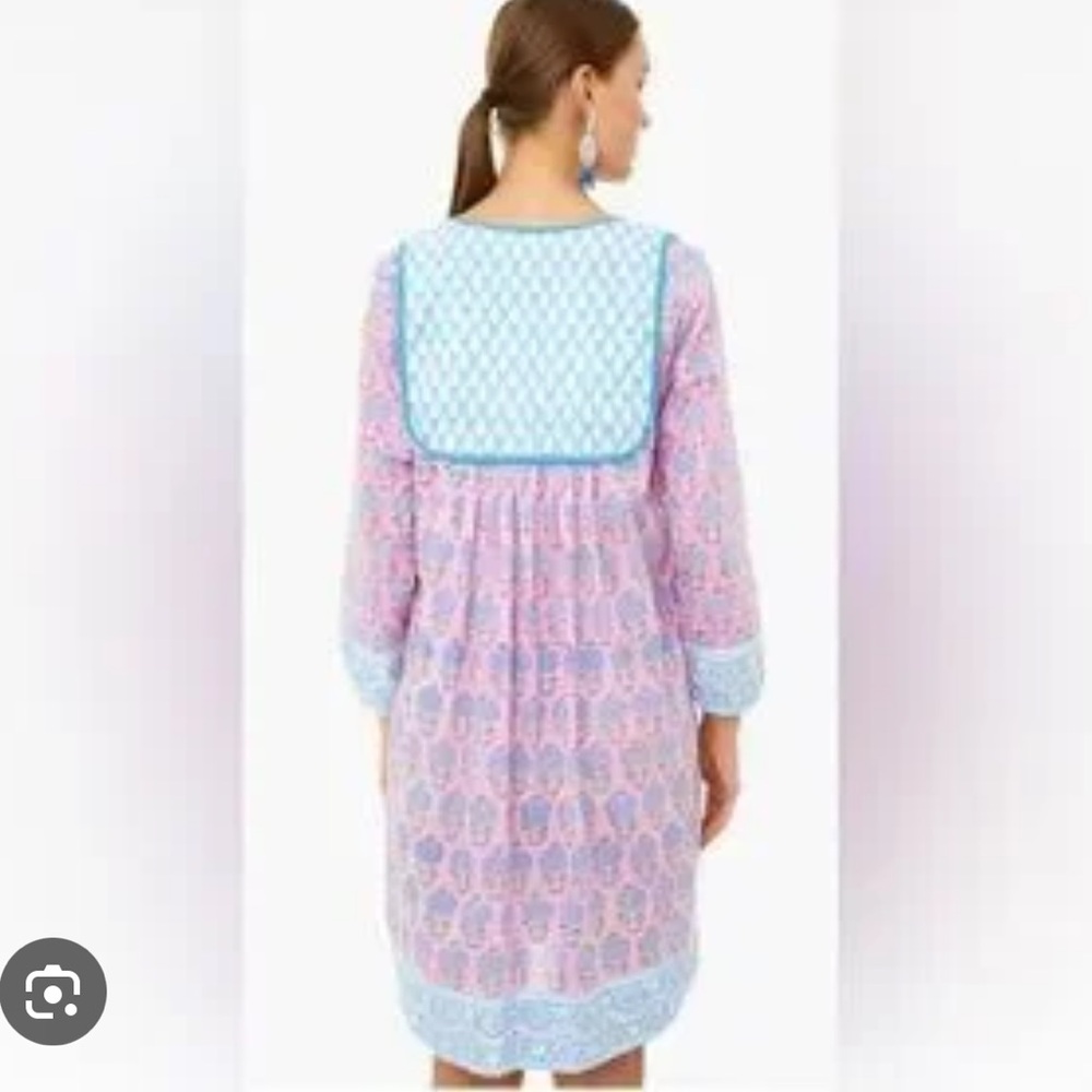 Nwt SZ Blockprints Jaipur Dress – Eva Pink Pineapple Printsz small - Picture 7 of 7